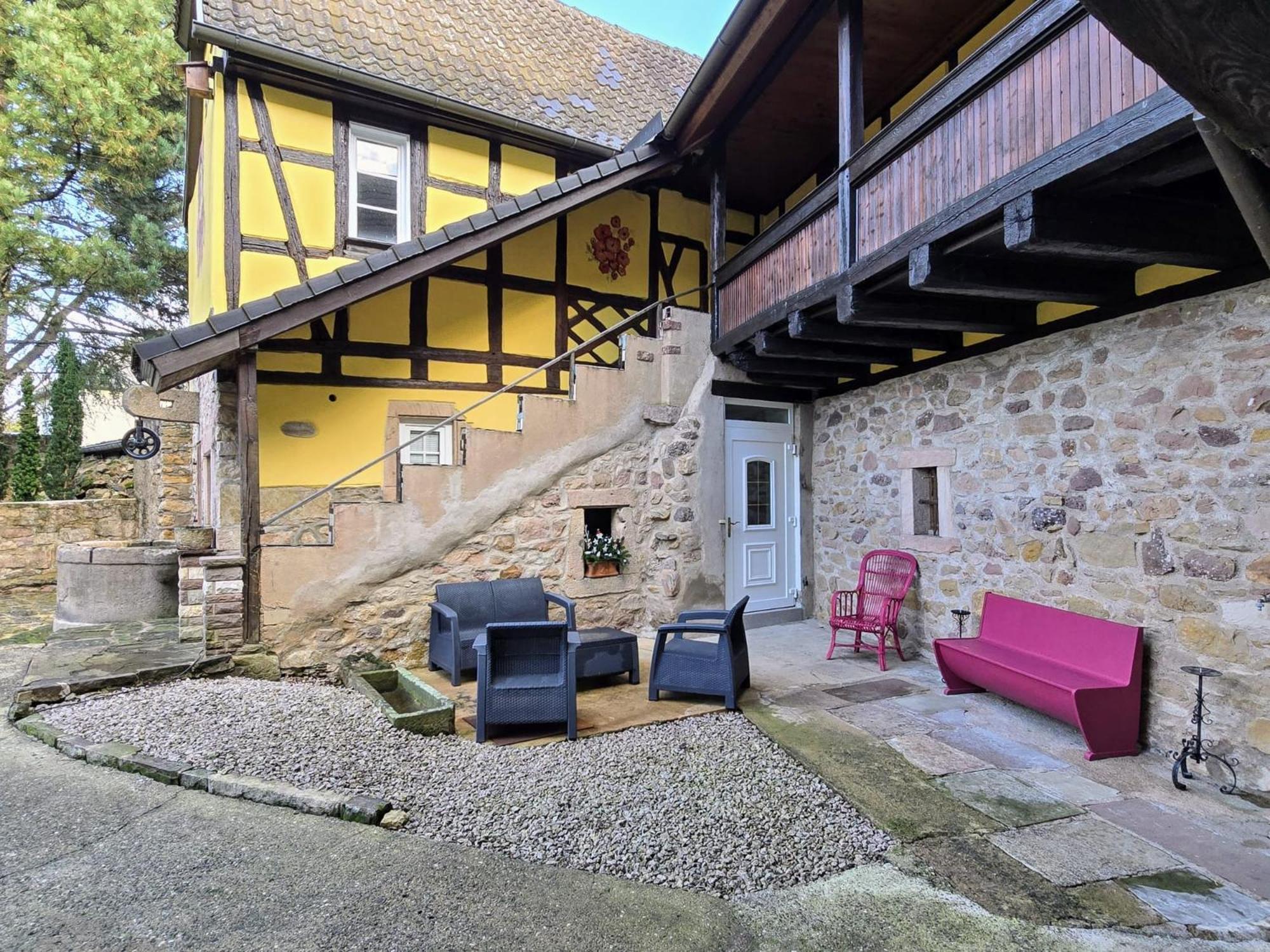 Studio Route Des Vins D 'Alsace Eichhoffen Exterior foto